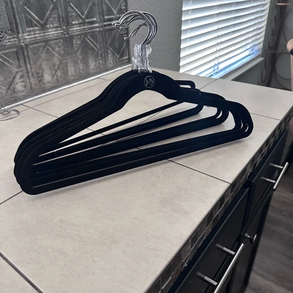 Joy Black Velvet Hangers Bundles of 10 / $8 Order multiples to save on shipping!